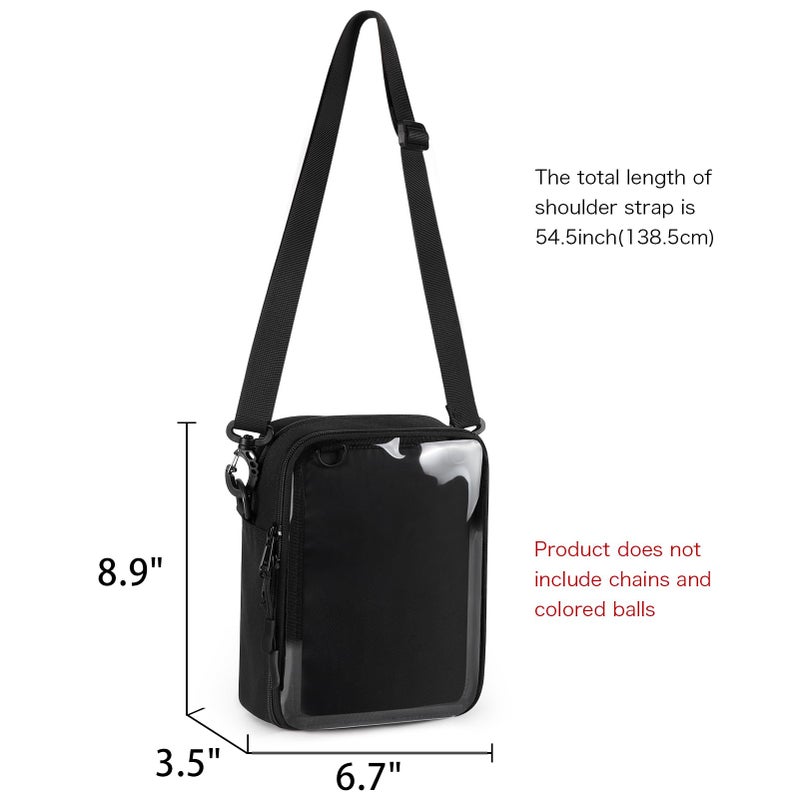 STEAMEDBUN Ita Bag Crossbody Small Pin Display Bag with Insert - Image 4