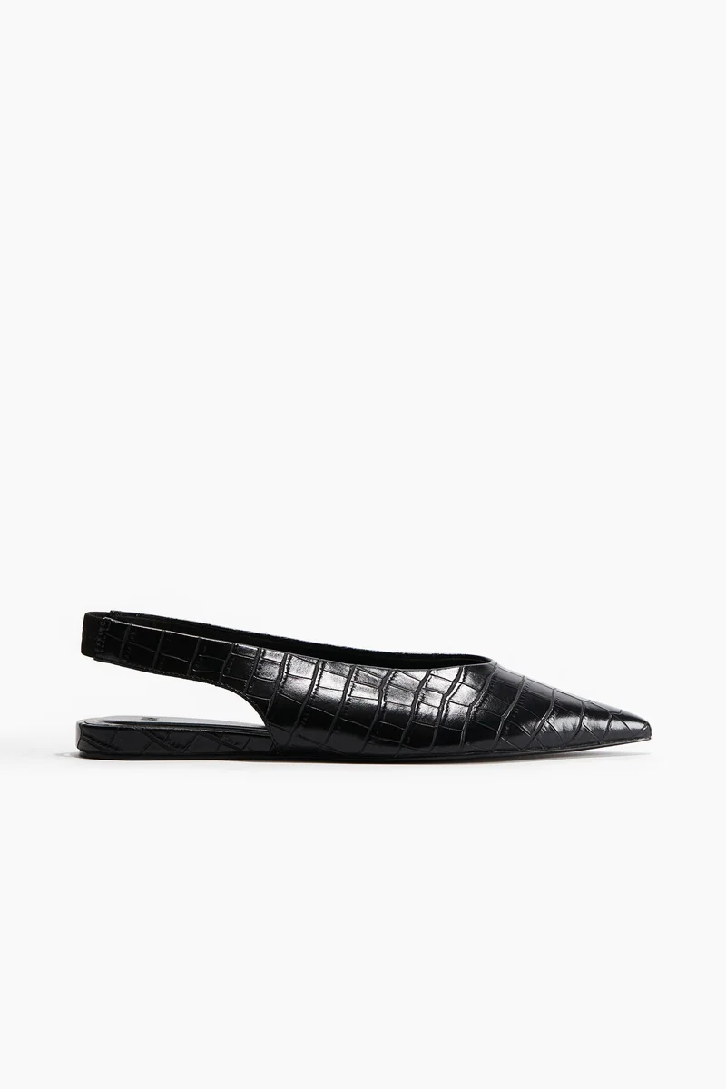 H&M Patent slingbacks