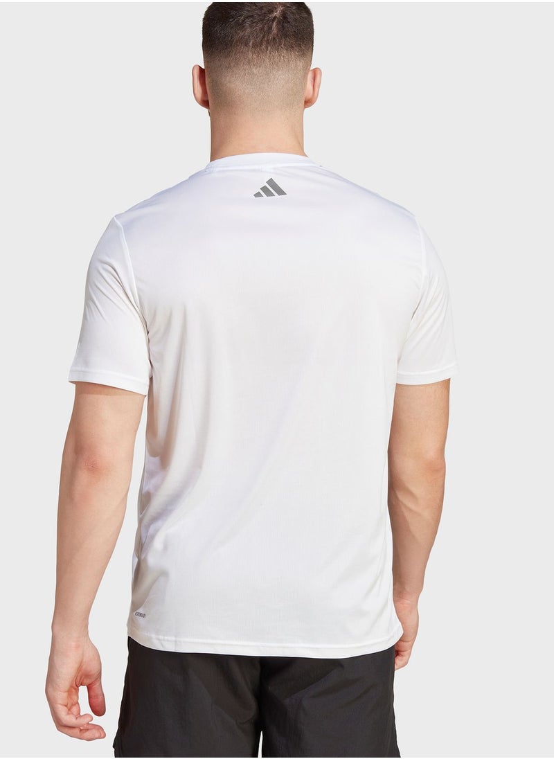 Adidas - Hiit Gfx T-Shirt - Image 1