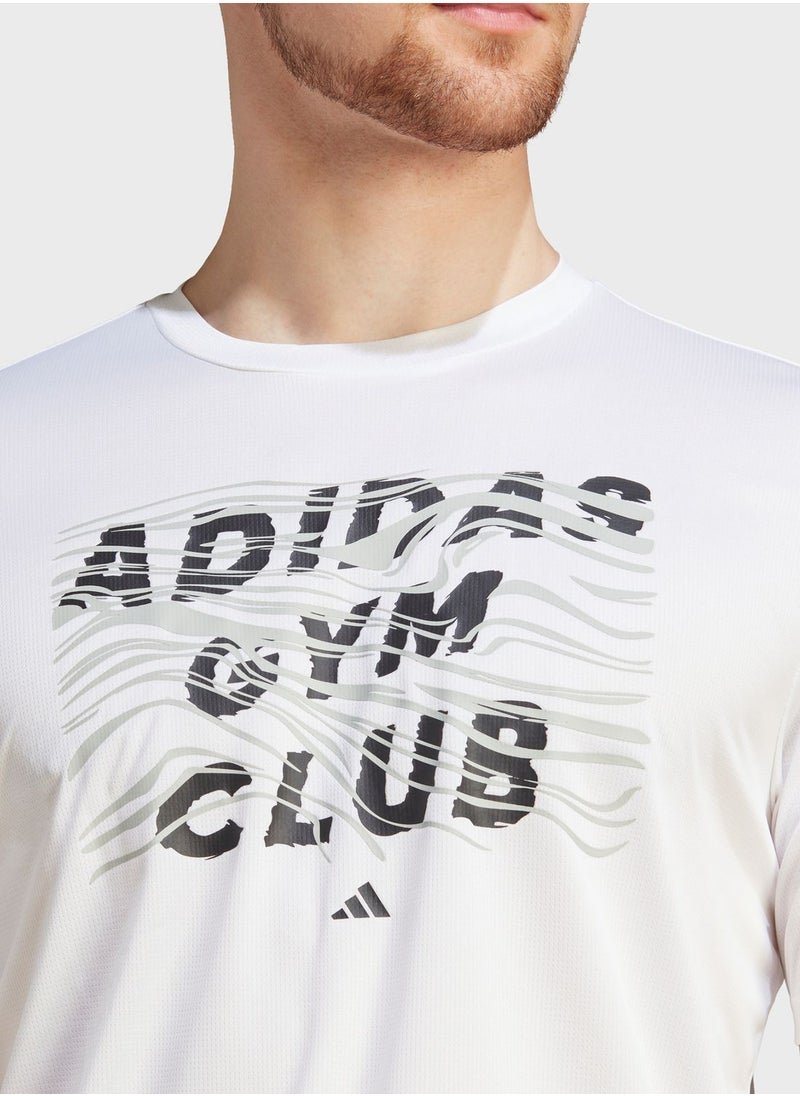 Adidas - Hiit Gfx T-Shirt - Image 1