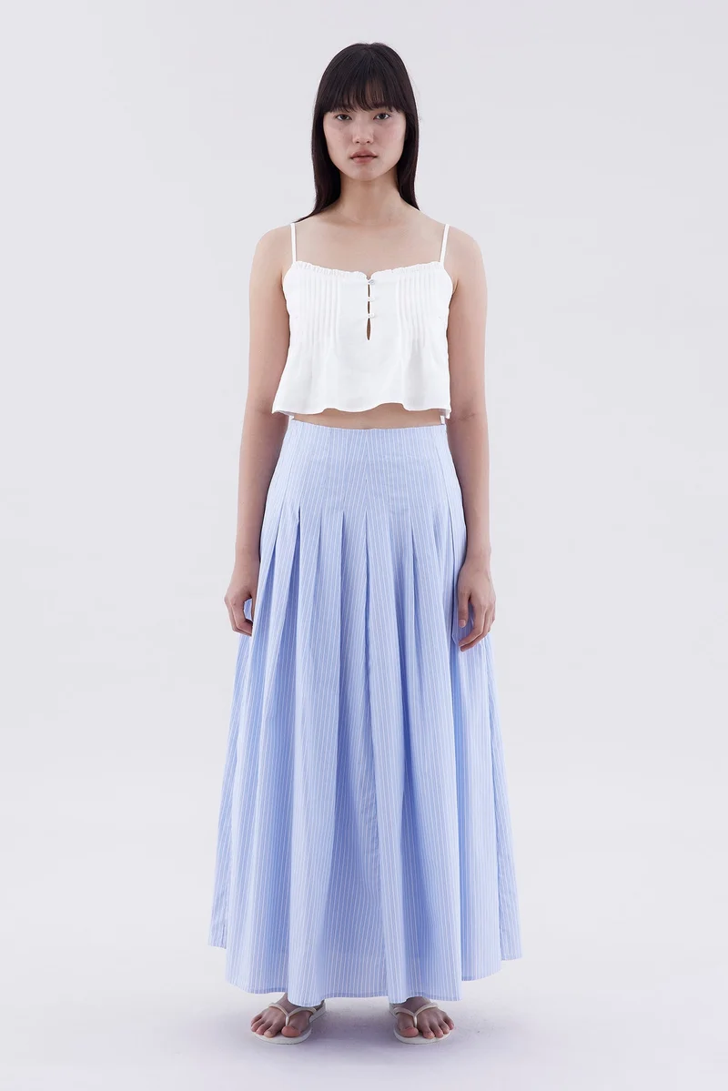 The Editor's Market Sherley Pin-Tuck Cami Top