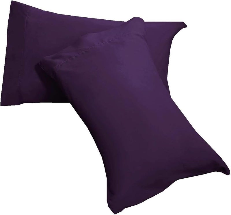 Ghooss Full Size Bed Sheet Set-Made of 1800TC 100% Microfiber Polyester -14inch Deep Pocket-Stain Resistant,Warm,Breathable and Hypoallergenic-4 Piece Bedding Sets-Purple - Image 5