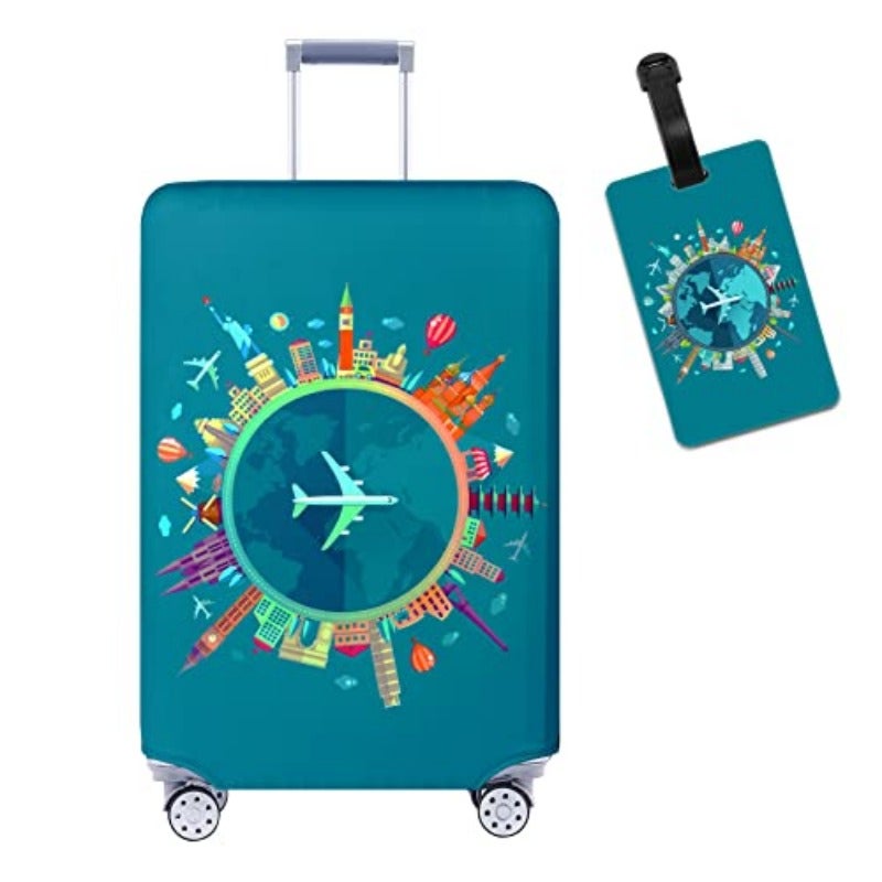Travelkin Luggage Cover Washable Suitcase Cover Suitcase Protector Anti-scratch Suitcase cover Fits 18-32 Inch Luggage - Image 1