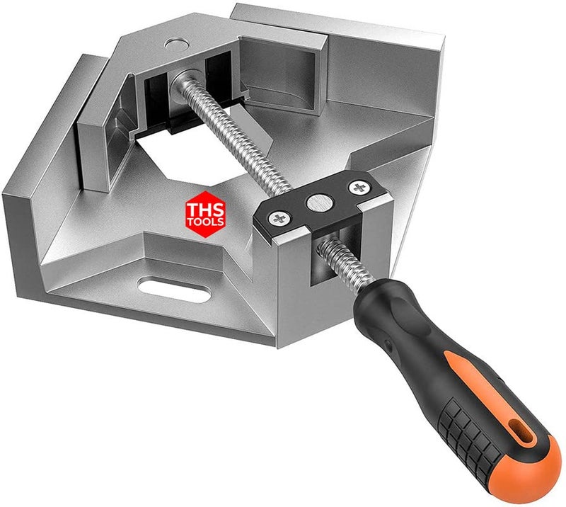 THS 90 Right Angle ClampsCorner Clamp tools for Carpenter Welding Woodworking Engineering Photo Framing Single Handle Corner Clamp - Image 1