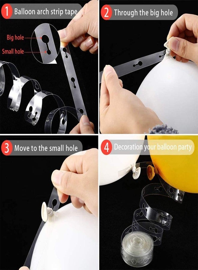 TOYXE Balloon Reusable Arch Strip and Glue Dots Tape Set of 2 Pcs each | Arch Making Accessories Gate - Image 3