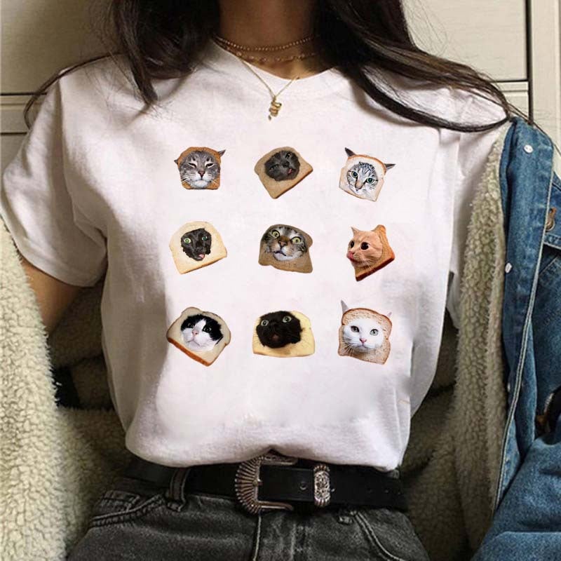 [Send On The Same Day] Supply T-Shirt Printed T-Shirt Women'S Short-Sleeved Women'S Clothing - Image 1