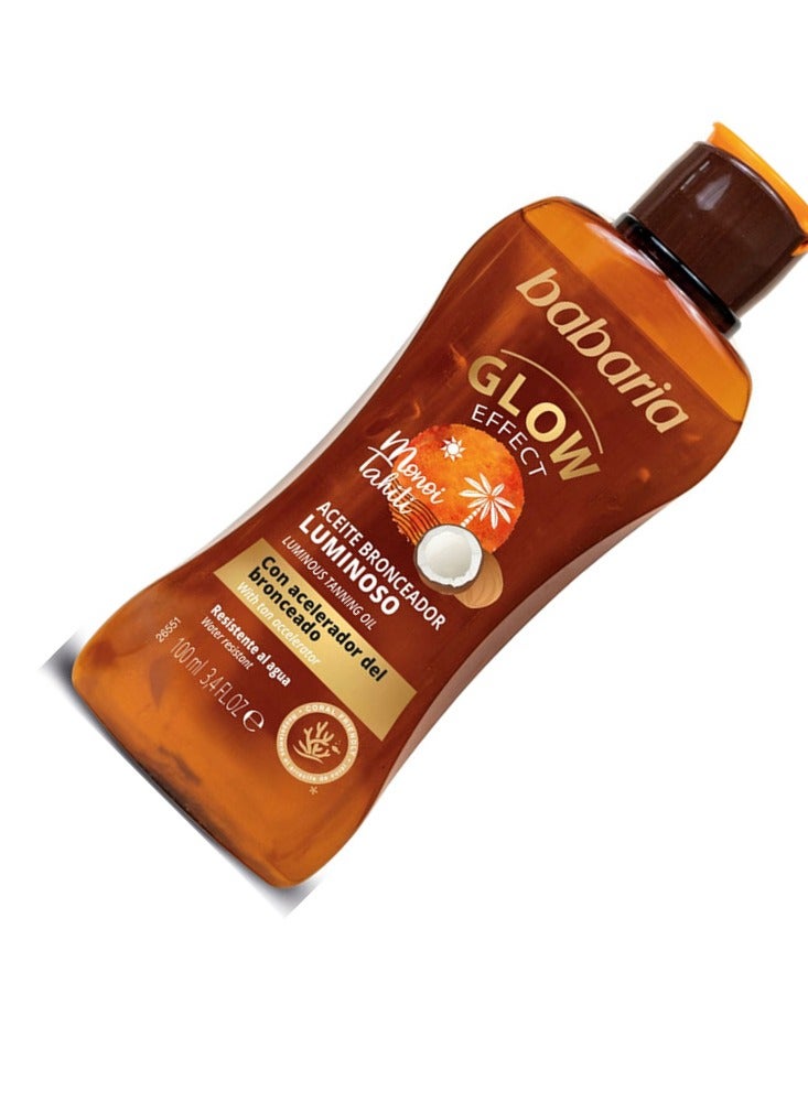 Babaria Sun Monoi Tahiti Luminous Tanning Oil 100ml - Image 2