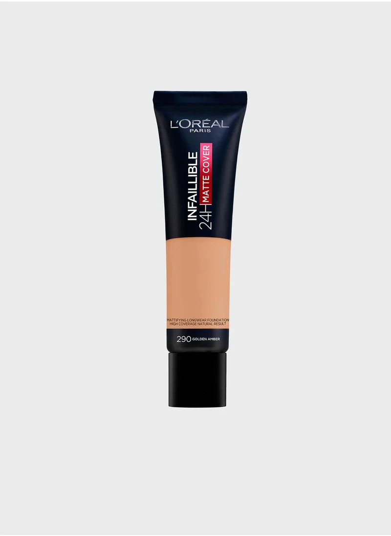 L'OREAL PARIS Infallible 24Hr Matte Cover Foundation 290 Golden Amber