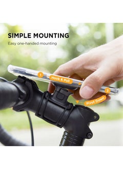 iOttie Active Edge™ Go Bike Phone Holder Bar Mount || Smartphone | iPhone Xs Max R 8/8S 7 Plus 6S 6 SE Samsung Galaxy S8 Plus S8 Edge S7 S6 Note 8 5 (HLBKIO104)  - Image 3