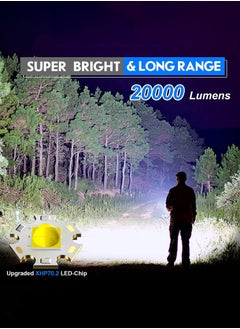 Generic P70 Focusing Strong Light Flashlight Set,Waterproof,Suitable for Outdoor Camping and Hiking  - Image 2