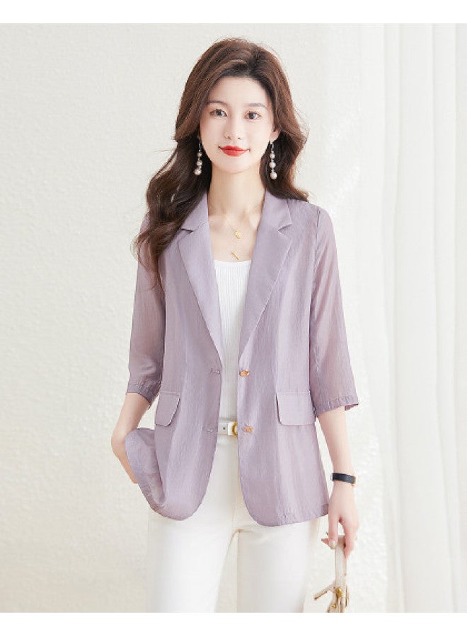 Cypress House new Summer Women's Fashion Slim-fit Jacket With Plus Sizes - Image 1