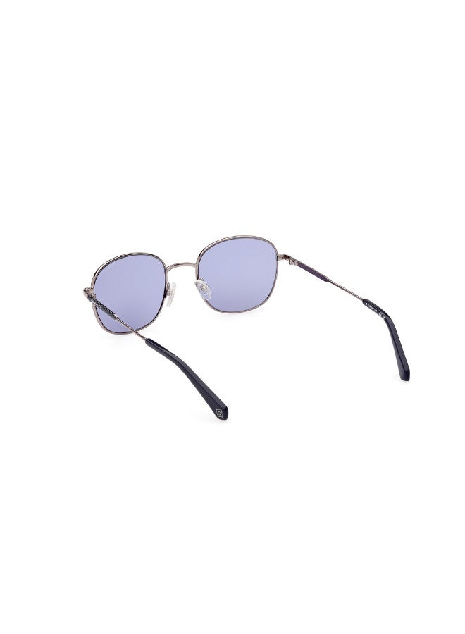 غانت نظارة شمسية  عصرية بإطار دائري للنساء - فضي - Image 3