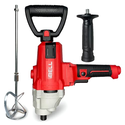 IBELL TOOLS iBELL PM12-50 Paint Mixer | 1200W Electric Stirrer | 1050 RPM High-Speed | Heavy Duty 220V Handheld Blender for Paint, Cement, Putty, and Paste - Image 2