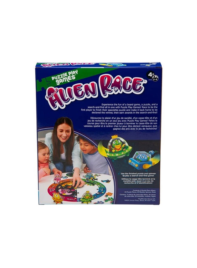 PlayMonster Puzzle Play Games - Alien Race - Puzzle Board Game - Search and Find - Space Preschool Game - 3-in-1 Play - for Ages 4 & Up - Image 2
