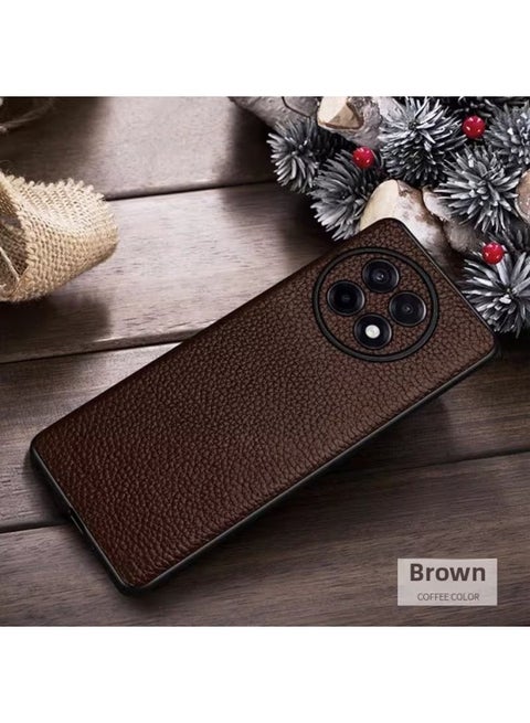 For One Plus Ace5 3 2V Phone Case 12 11 10pro 9RT Real Layer Cowhide Crocodile Pattern Drop-Resistant Men-Colour:[real First-layer Cowhide With Lychee Pattern + Leather On The Edge Of The Lens]-Applicable Model:Oneplus Ace Racing Edition Precision Precision Hole Lens