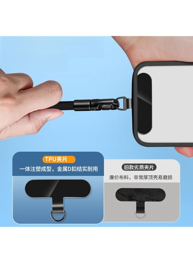 Green Tiger Cell Phone Strap Accessories With Patch Anti-lost Wrist Strap Short Rope Mobile Phone Lanyard - Image 3