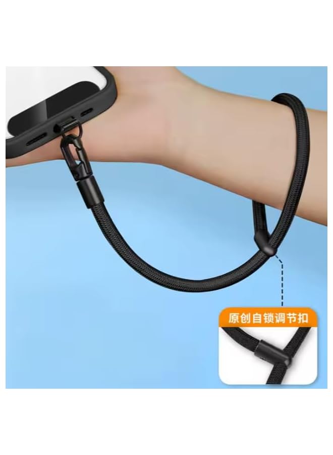 Green Tiger Cell Phone Strap Accessories With Patch Anti-lost Wrist Strap Short Rope Mobile Phone Lanyard - Image 2