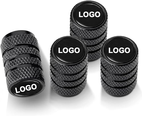 Greenworld Premium Black Metal Car Tyre Valve Cap Stem Compatible with Hector Astor Gloster - Image 2