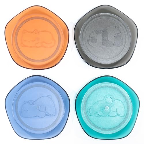 Li & Zhao Li&Zhao Spoon Rest for Stove Top - 4 PCS Stove Spoon Holder for Kitchen Counter Pot Lid Holder Coffee Spoon Rest Utensil Rest Cooking - Image 1