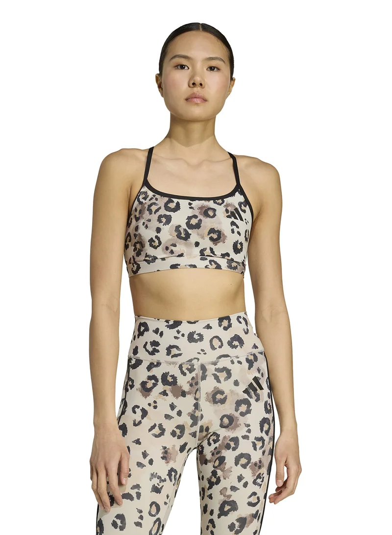 Adidas Powerreact Essential Light Support Bra Print