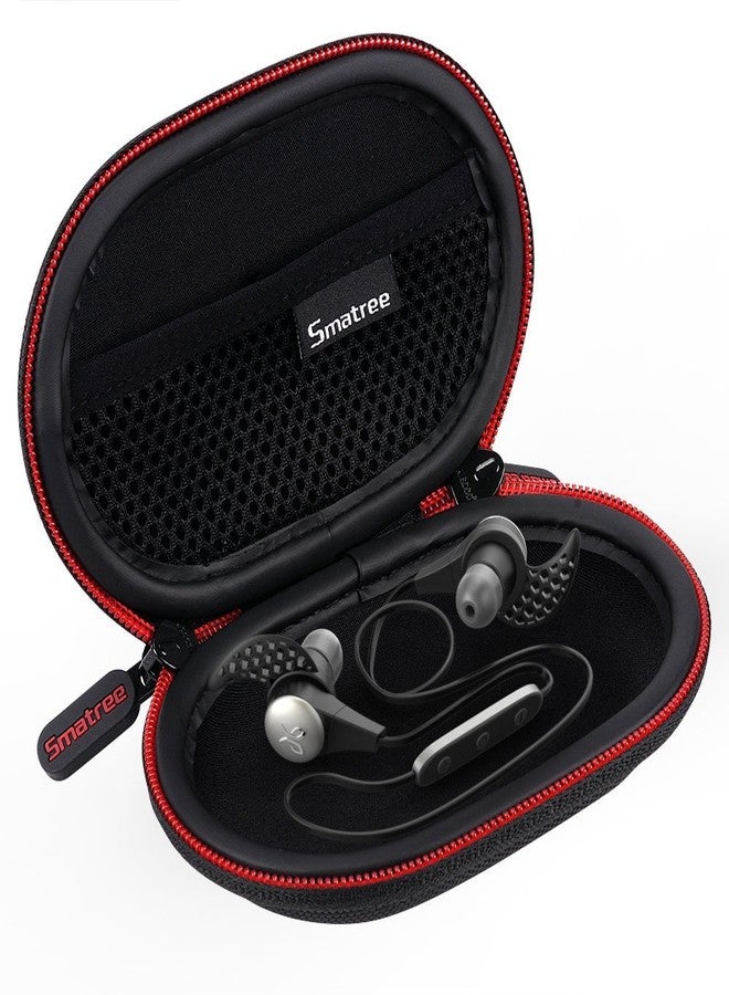 Smatree Headphone Hard Case Compatible with BeatsX, Beats Flex, Powerbeats2, Powerbeats3 Earphones, Bluetooth Sports Headphones,Portable Carrying Case Storage Bag for Earphone, Earbud(Black) - Image 4