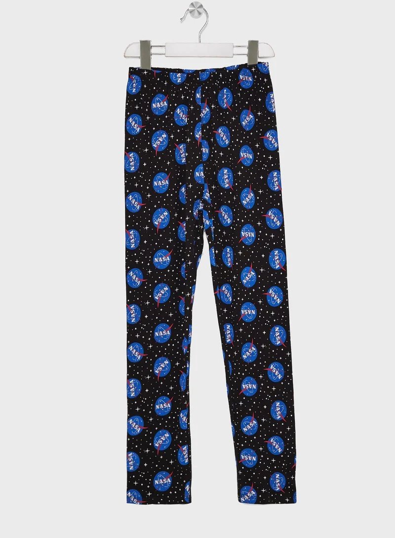 ناسا Nasa Boys Printed Long Sleeve T-shirt and Pant Set