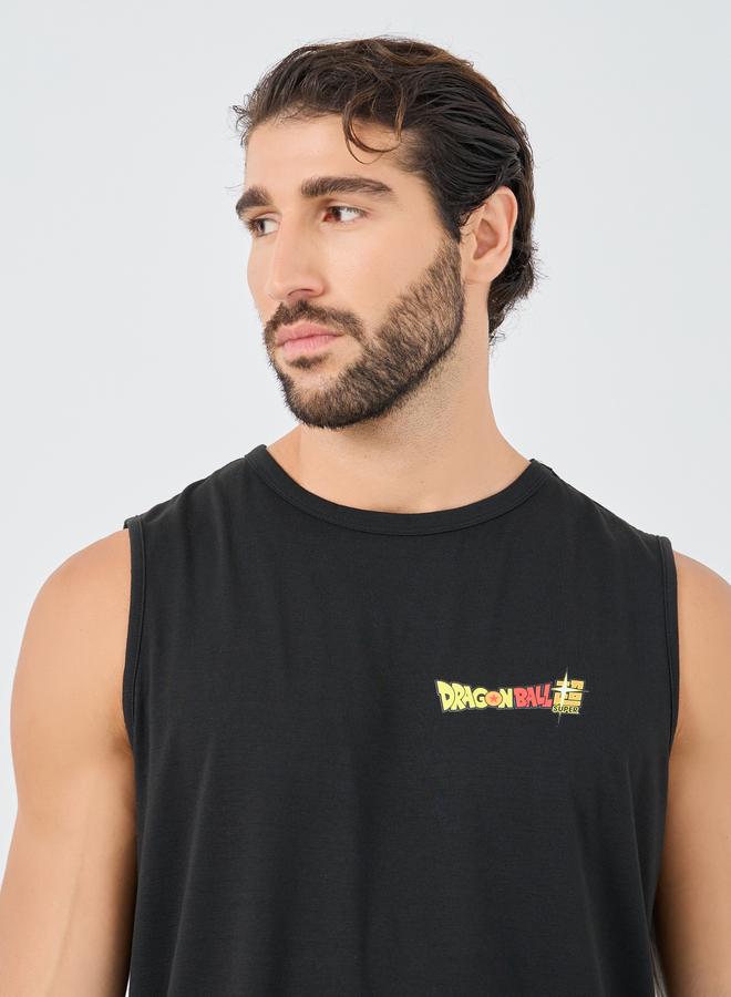 Styli Dragon Ball Slogan Print Tank and Shorts Set - Image 4