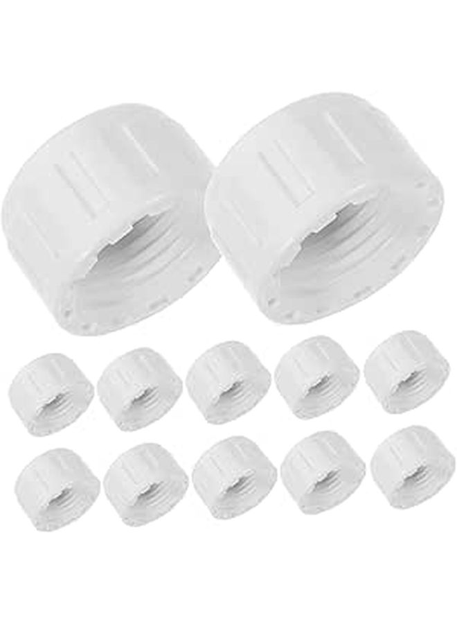 PVC Pipe Fitting 25 Pack Sprinkler Head Cap Durable Lightweight Connector For Cold Water Irrigation Outdoor System - Image 1