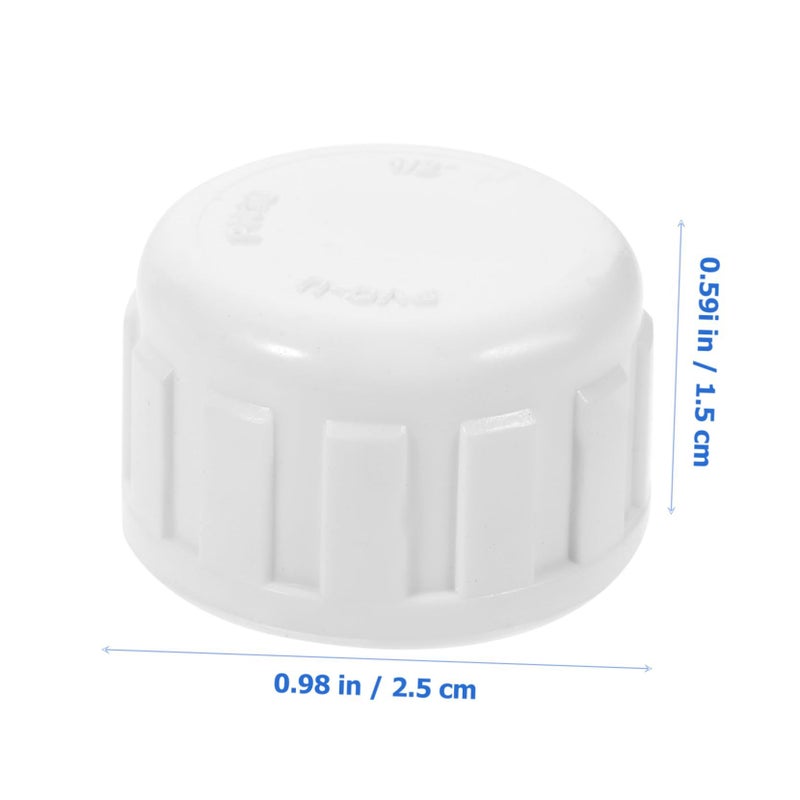 PVC Pipe Fitting 25 Pack Sprinkler Head Cap Durable Lightweight Connector For Cold Water Irrigation Outdoor System - Image 3