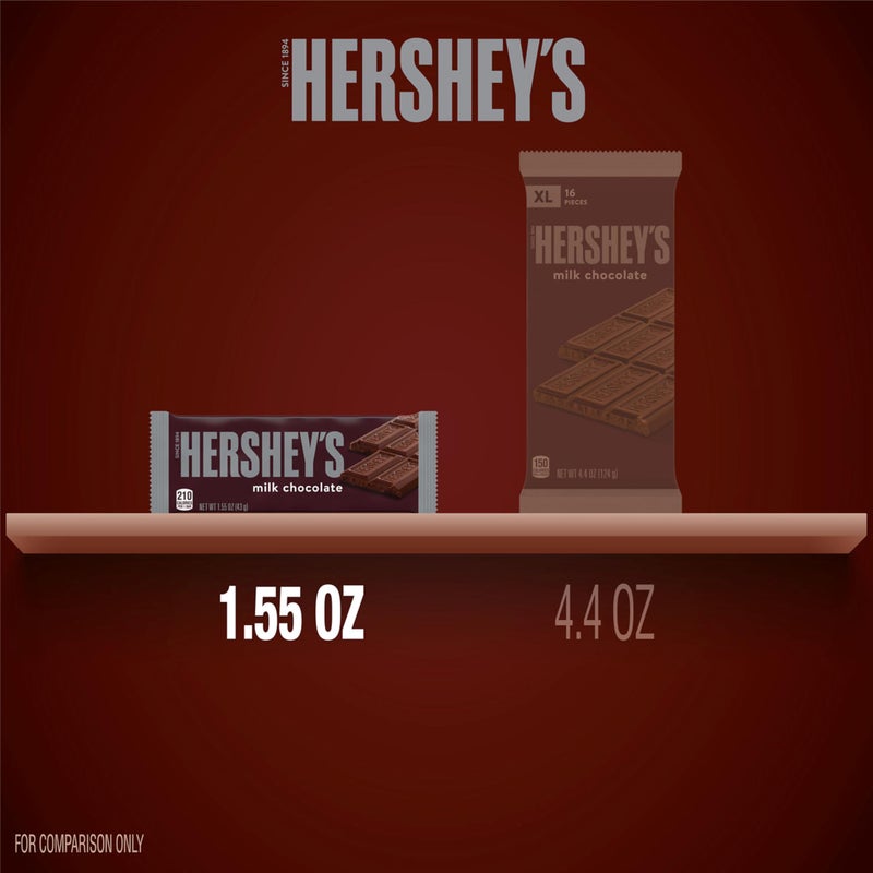Hershey's ألواح حلوى هيرشي بالشوكولاتة بالحليب، حلوى الهالوين، 1.55 أونصة (36 قطعة) - Image 4