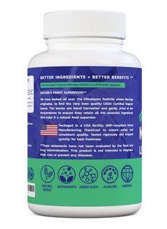 Zen Principle Organic Moringa Oleifera. Ultra Premium. Provides An All Natural Energy Boost And Multi Vitamin. A Raw Superfood Vegan No Gmo And Gluten Free. 180 Capsules.  - Image 4