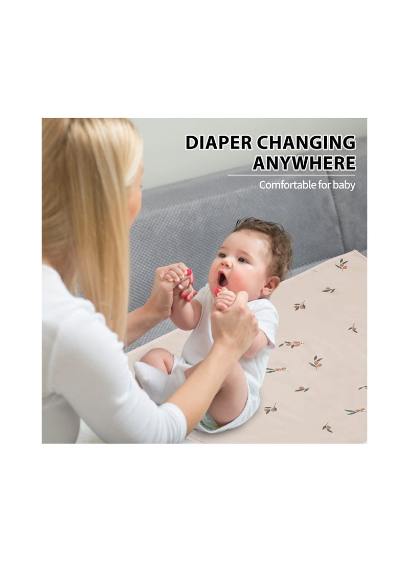 Generic - Portable Baby Changing Pad, Travel Waterproof Changing Mat for Newborn Baby, Reusable Foldable Changing Mat for Toddlers, Baby, Newborns, Newborns Toddlers Shower Gifts, 50*70 Cm - Image 1