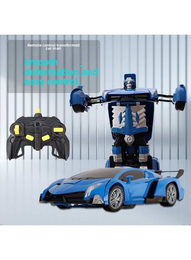 لعبة حثية قابلة للتشوه Bumblebee Robot King Kong سيارة تحكم عن بعد للأطفال 3 صبي 4 لعبة سيارة 6 سنوات 5- اللون: 1:18 【أحمر】 23 سم (تشوه جهاز التحكم عن بعد) - المقياس: 【التكوين】 بطارية ليثيوم واحدة + - Image 4