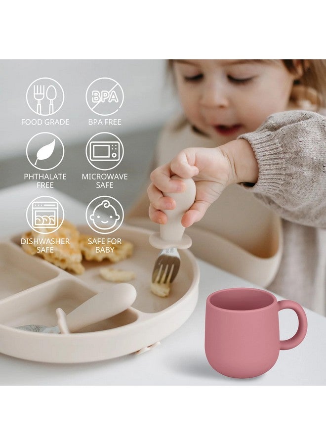 Mintlyfe Pack of 2 Silicone Drinking Mug Cup for Toddler Kids and Children (Color 4) - Image 4