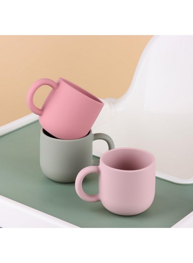 Mintlyfe Pack of 2 Silicone Drinking Mug Cup for Toddler Kids and Children (Color 4) - Image 2