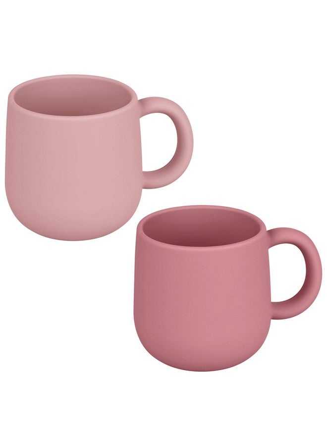 Mintlyfe Pack of 2 Silicone Drinking Mug Cup for Toddler Kids and Children (Color 4) - Image 1