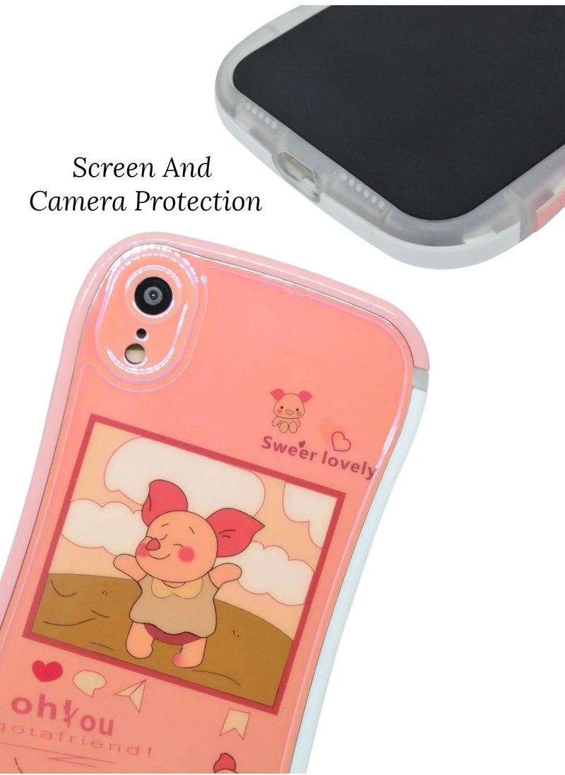 Houmt iPhone XR Case Cover with Cute Cartoon Design Tough Phone Case Shockproof Protective TPU Compatible with Apple iPhone XR Cover  - Image 2
