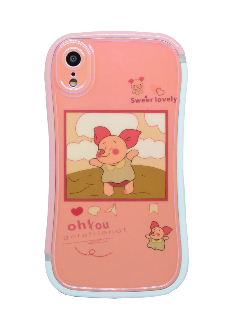 Houmt iPhone XR Case Cover with Cute Cartoon Design Tough Phone Case Shockproof Protective TPU Compatible with Apple iPhone XR Cover  - Image 1