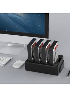ORICO 6648US3-C-V1 4-bay USB 3.0 Type-B to SATA External Hard Disk Box Storage Case Hard Disk Docking Station / Duplicator for 2.5 inch / 3.5 inch SATA HDD / SSD