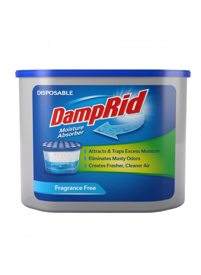 DampRid FG100 Unscented Disposable Moisture Absorber, 10.5-Ounce,White - Image 1