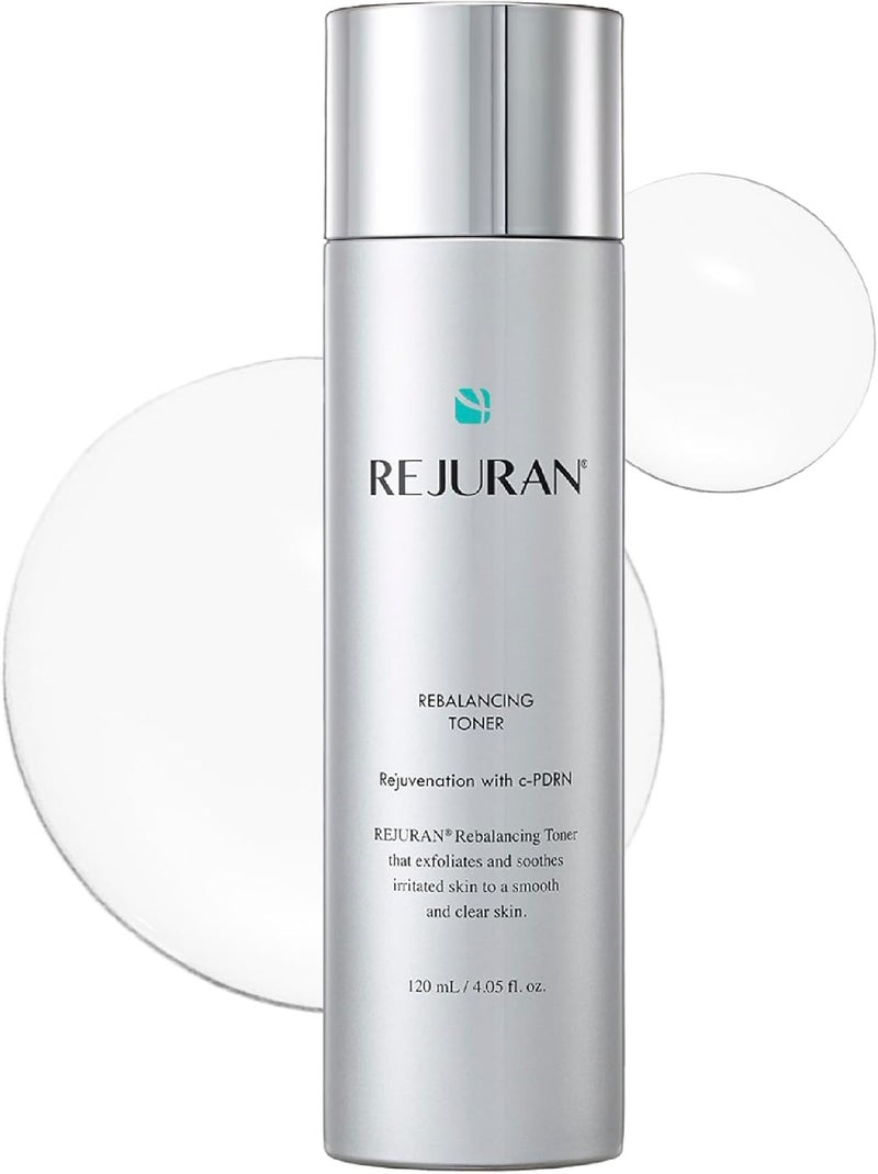 REJURAN Rebalancing Toner cPDRN  Hydrating and Soothing Facial Toner for Improving Skin Texture and Strengthening Skin Barrier Clinically Developed Korean Skin Care 405 fl oz
