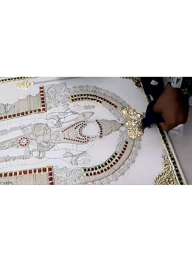 GSWC Tanjore Gold Foil 25 Sheets Gold Foil for Tanjore Painting Mysore Painting Kundan Works (Gold) - Image 3