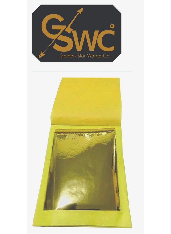 GSWC Tanjore Gold Foil 25 Sheets Gold Foil for Tanjore Painting Mysore Painting Kundan Works (Gold) - Image 1