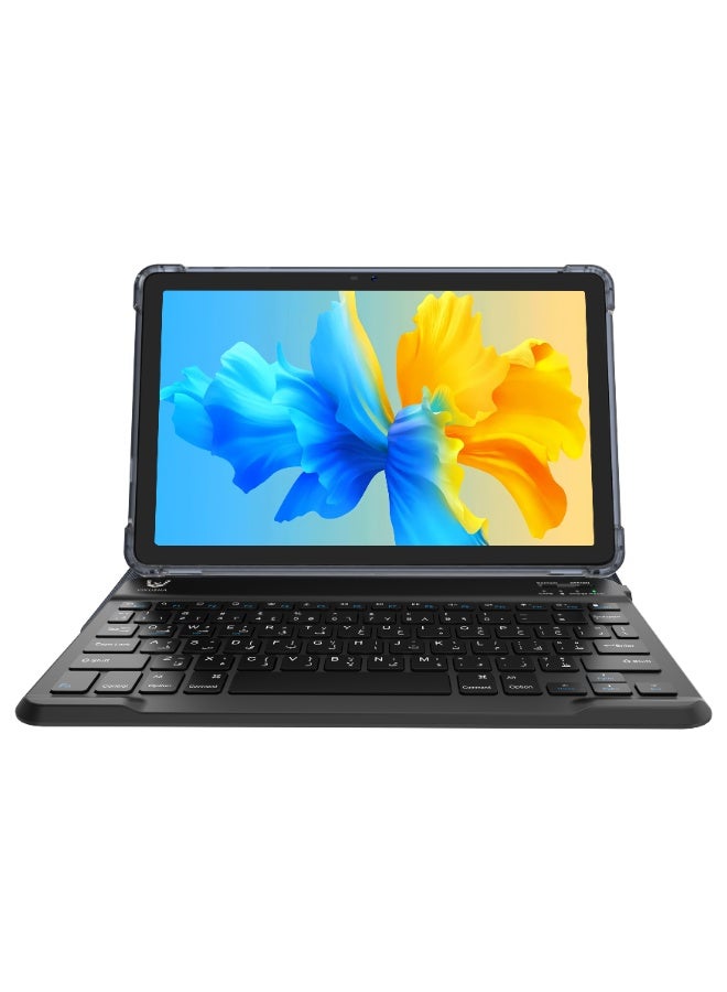 فيكوشا جهاز لوحي فيكوشا V-M1 بذاكرة وصول عشوائي (RAM) سعة 4 جيجابايت وذاكرة وصول عشوائي (RAM) سعة 4 جيجابايت وذاكرة تخزين داخلية سعة 128 جيجابايت وواي فاي بشاشة 10.1 بوصة ولوحة مفاتيح باللون الرمادي - Image 4