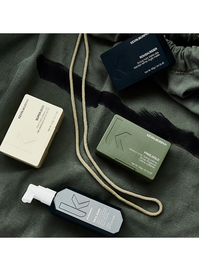 KEVIN.MURPHY Super Goo Styling Rubbery Gel For All Hair Type Beige/Black 100grams - Image 2