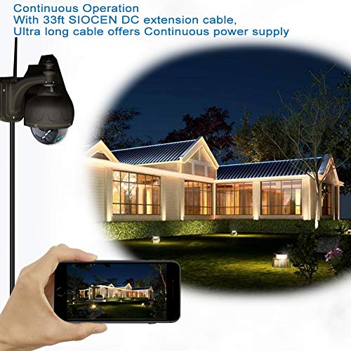 SIOCEN 33FT DC Power Extension Cable 2.1mm x 5.5mm,12v Power Supply Adapter for CCTV Security Camera Surveillance IP Camera Dvr Standalone LED Strip,Car,Long Male to Female Barrel Plug Cord - Image 5