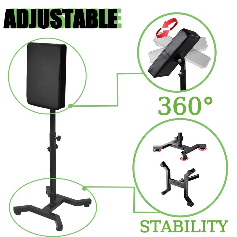 Beoncall Tattoo Arm Rest - Beoncall Tattoo armrest and Legrest Stand 360Â°Adjustable Armrest Foldable Legrest Leather Pad Thick Sponge Stable Base for Tattoo Studio Tattoo Artists - Image 3