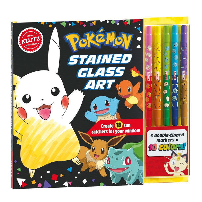 KLUTZ Pokmon Stained Glass Art Craft Kit Medium - Image 4