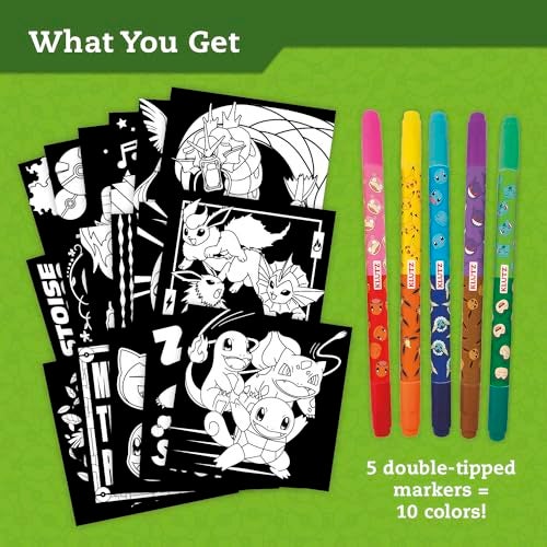 KLUTZ Pokmon Stained Glass Art Craft Kit Medium - Image 5