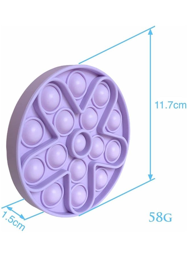 NIBEMINENT Pop It Silicone Fidget Sensory Toy 11.7cm - Image 2